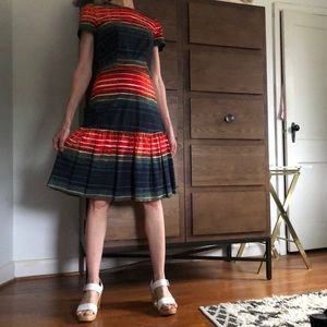 Rare SUNO size 4 cotton midi dress.